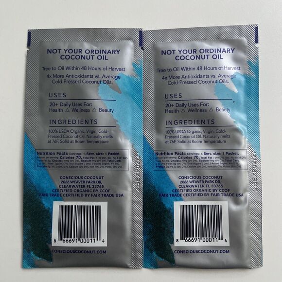 Lemon Lavender Undereye Roller De-Puff & Conscious Coconut Oil .25 fl Oz Samples - Picture 8 of 10